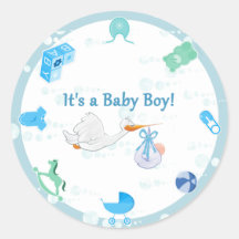 Det är en pojke - Personlig Baby Shower