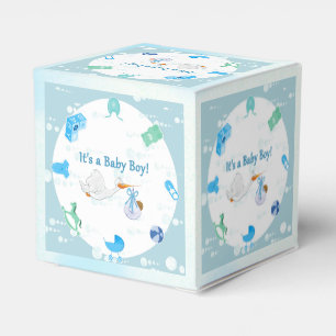 Det är en pojke - personligbaby shower presentaskar