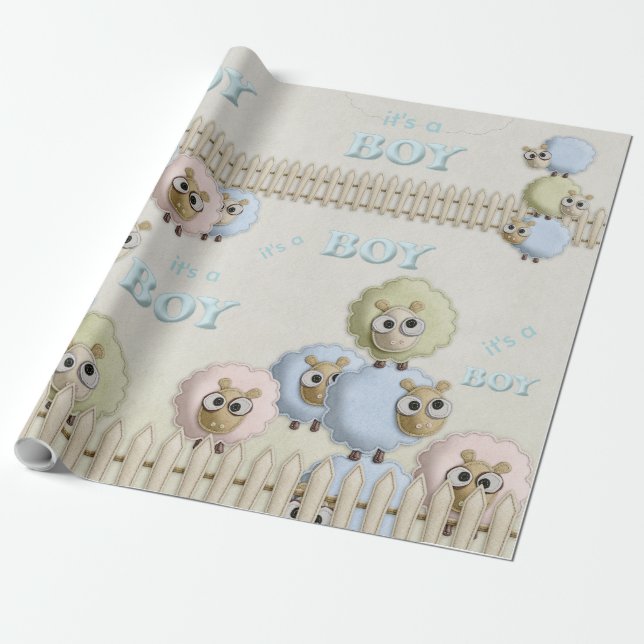 Det är en pojke presentpapper (Utrullad)