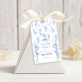 Det är en pojke Safari Djur Blå Ballong Bebis Baby Presentetikett