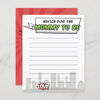 Det är en pojke Serietidning Superhjälte Baby Show