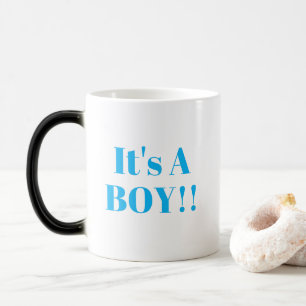 Det är en pojke som gender avslöjer magisk mugg
