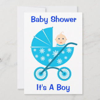 Det är en pojke: Spara inbjudan till babysknappen