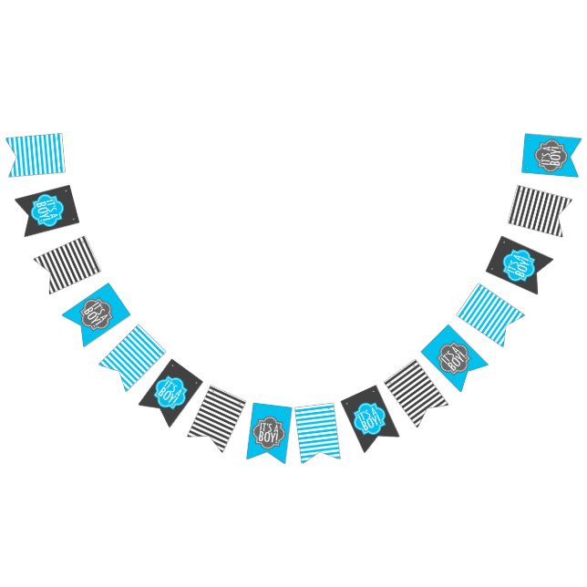 Det är en pojkeblått, och gråttkol görar randig vimplar (Alla)