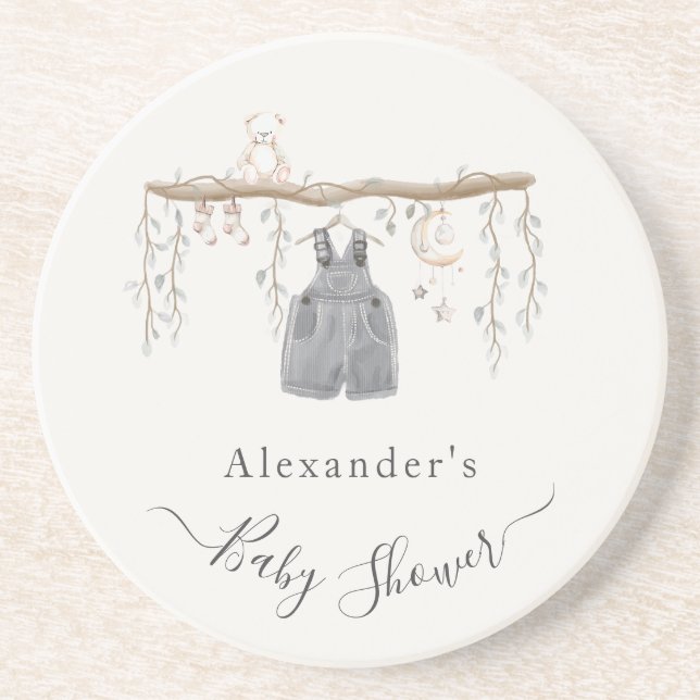 Det är en pojkkläder Eucalyptus babyskor Underlägg (Framsidan)