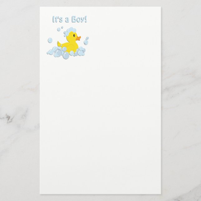 Det är en pojkvän, babbelskugga Blue Brevpapper (Framsida)