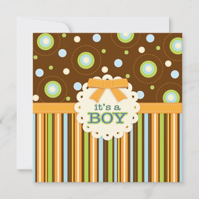 Det är en pojkvän- och Orange. Inbjudningar (Framsida)