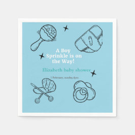 Det är en pojkvän.. pappersservett