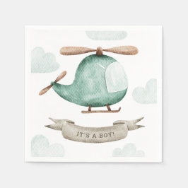 Det är en pojkvän-skugga | Helikopter Fordon Pilot Pappersservett