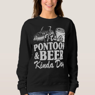 Det är en Pontoon och Beer Kinda Day Sjö Life Pont T Shirt