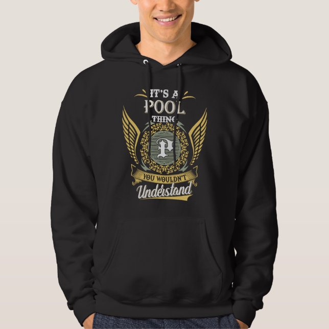 Det är en poolgrej du inte skulle förstå hoodie (Framsida)