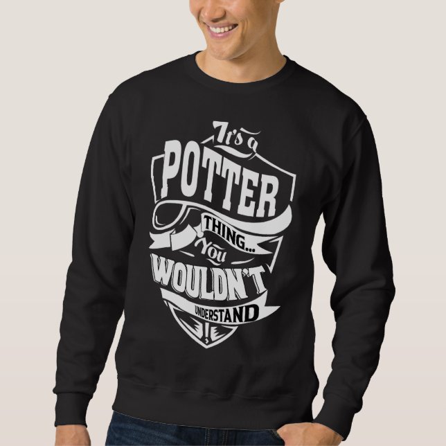 Det är en Potter Sak Lång Ärmad Tröja (Framsida)