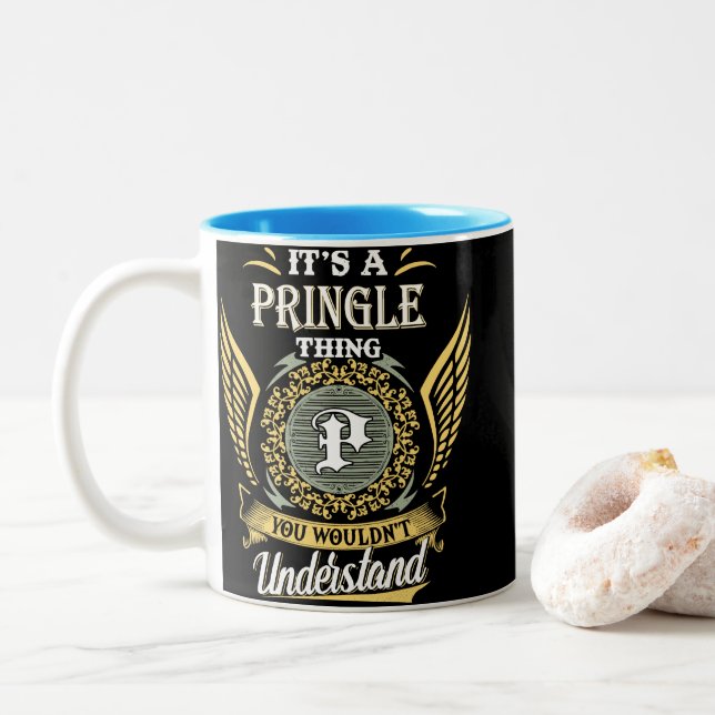 Det är en Pringle-grej du inte kan förstå Två-Tonad Mugg (Med munk)