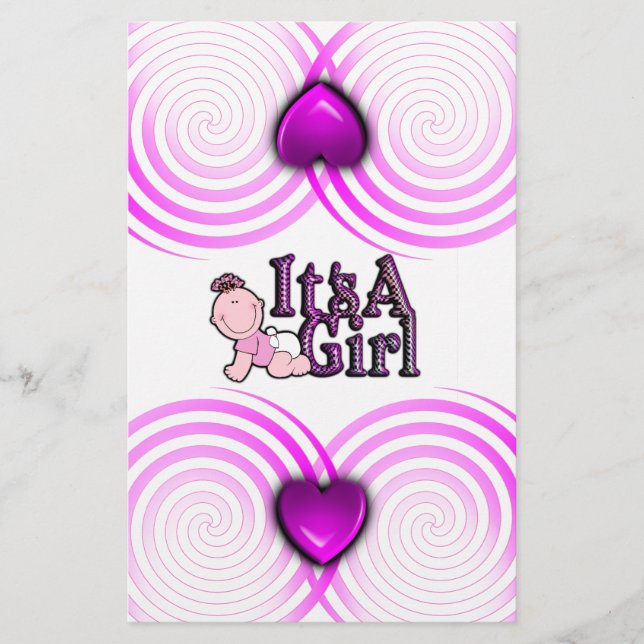 Det är en Pub Wrapper-text med Baby-candy Brevpapper (Framsida)