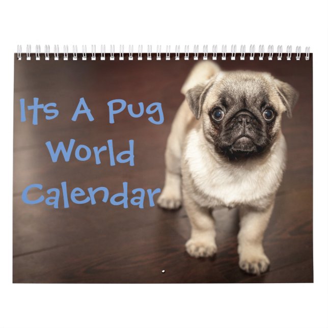 Det är en Pug Calendar Kalender (Omslag)