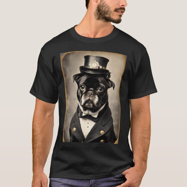 Det är en #PUG-LIV 4 T Shirt (Framsida)