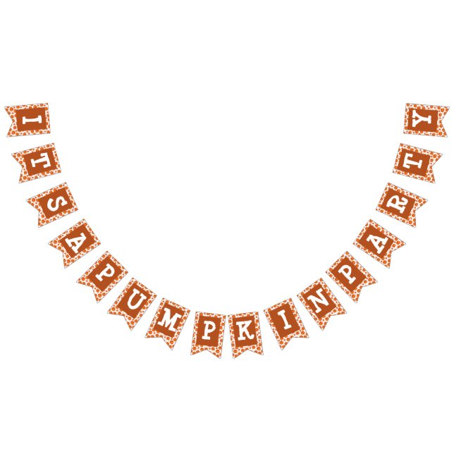 Det är en Pumpkin Party Banner Vimplar (Alla)