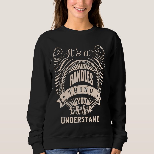 Det är en RANDLES sak-gåva T Shirt (Framsida)