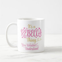 Det är en Rebecca-sak Rosa Guld Kvinnor Present