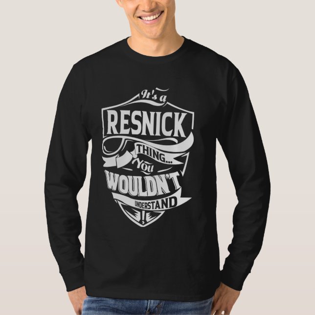 Det är en RESNICK Sak-gåvor T Shirt (Framsida)