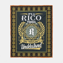 Det är en Rico Sak du inte kunde förstå Fleecefilt