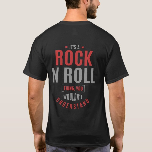 Det är en Rock N Roll Sak. Gift Ideas Tröja (Baksida)