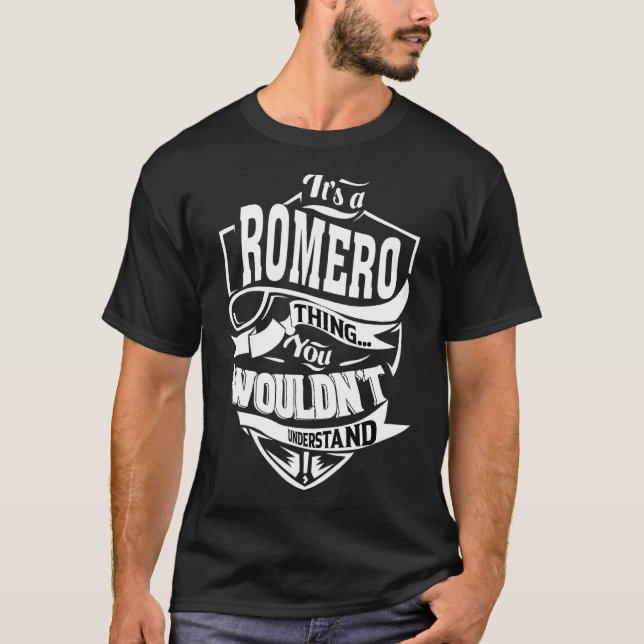 Det är en Romero Sak T Shirt (Framsida)