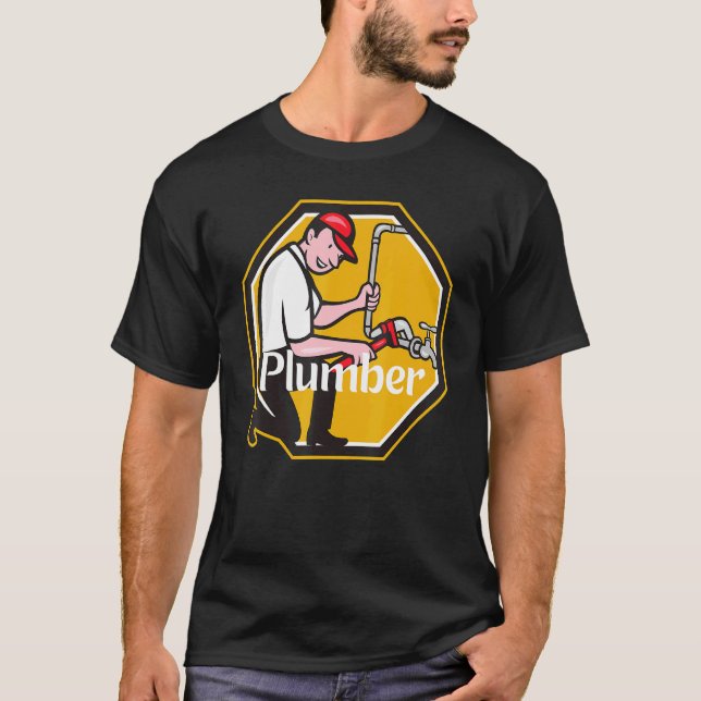 Det är en rörmokare nummer 2 t shirt (Framsida)
