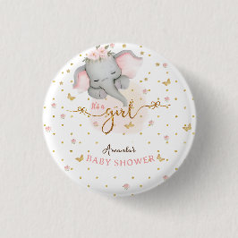 Det är en rosa elephant flicka dusch knapp