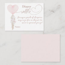 Det är en Rosa Heart Balloon Baby Shower