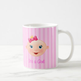 Det är en Rosa i Flickan Baby Ansikte - Mugg
