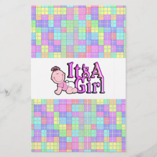 Det är en Rosa-text för flickor med Baby Candy Pub