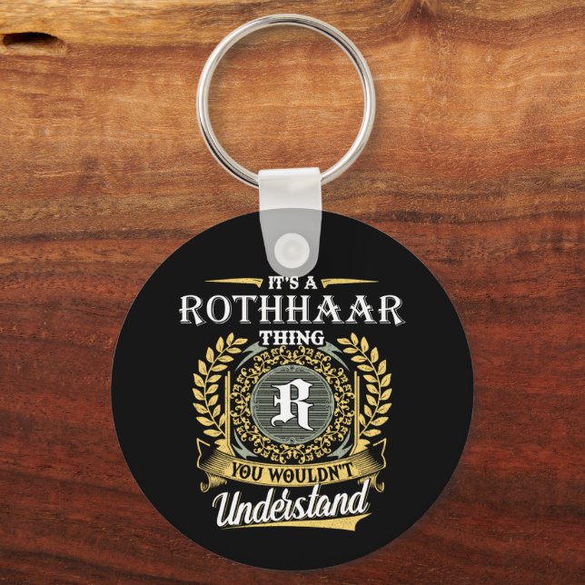 Det är en Rothhaar-grej Du Skulle Inte Förstå Nyckelring (Framsida)