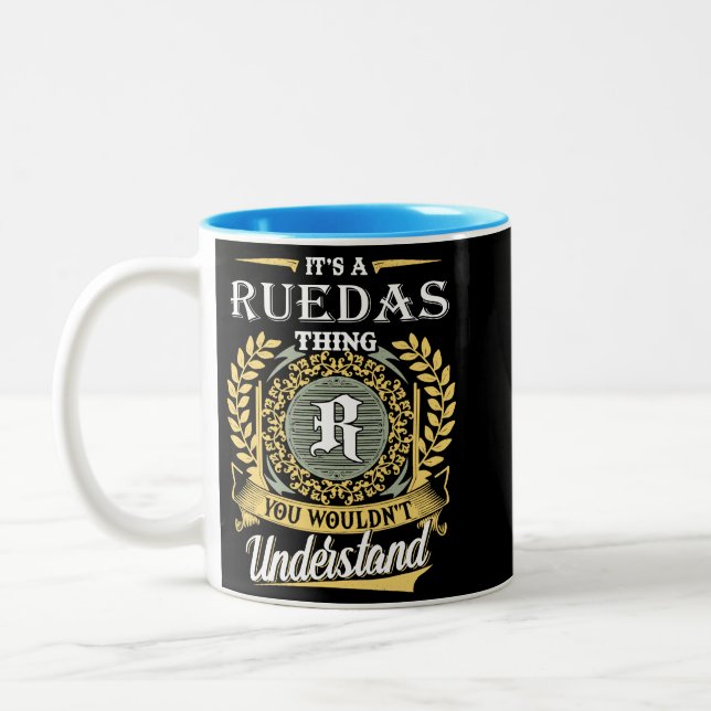 Det är en Ruedas-grej du inte kan förstå Två-Tonad Mugg (Vänster)