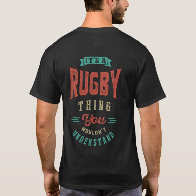 Det är en Rugby Sak | T-shirt (Baksida)