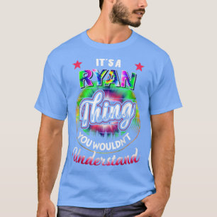Det är en Ryan Sak - Tie Dye Ryan Namn T-shirt5599 T Shirt