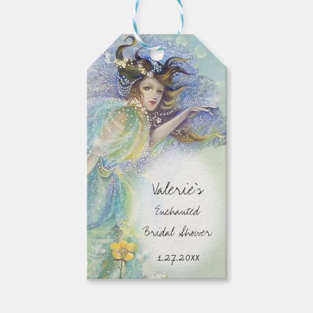 Det är en Sagolikt Lycklig Bröllopsfest Presentetikett (Framsidan)