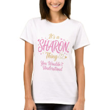 Det är en sak för Sharon Rosa Guld Kvinnor Present