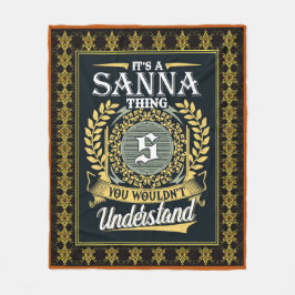 Det är en Sanna Sak du inte kunde förstå Fleecefilt