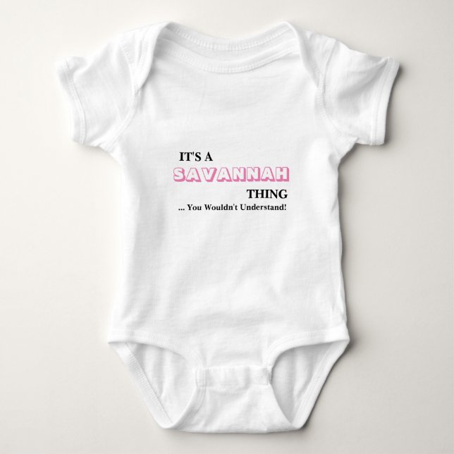 Det är en SAVANNAH Sak! T-shirt (Framsida)