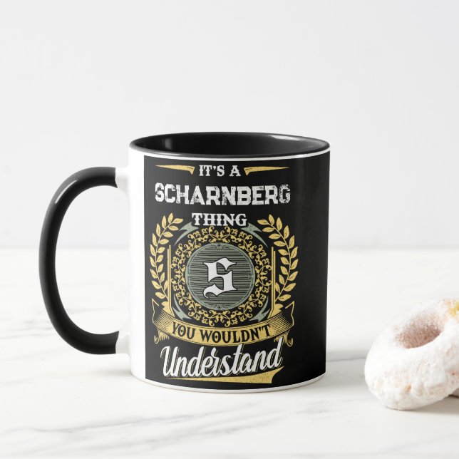 Det är en SCHARNBERG-grej Du Skulle Inte Förstå Mugg (Med munk)