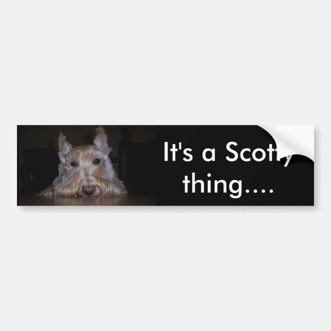 Det är en Scotty sak… Bildekal (Framsidan)