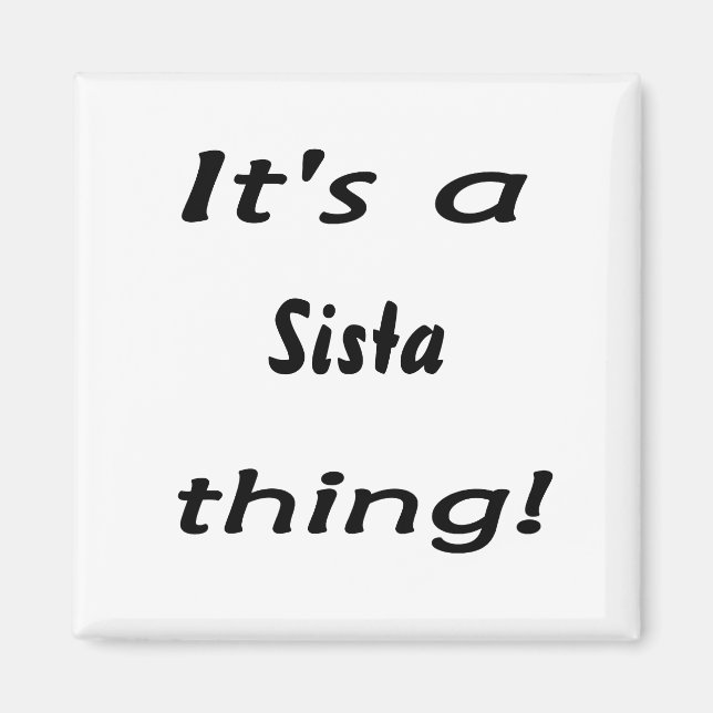 Det är en Sista sak! Magnet (Framsidan)