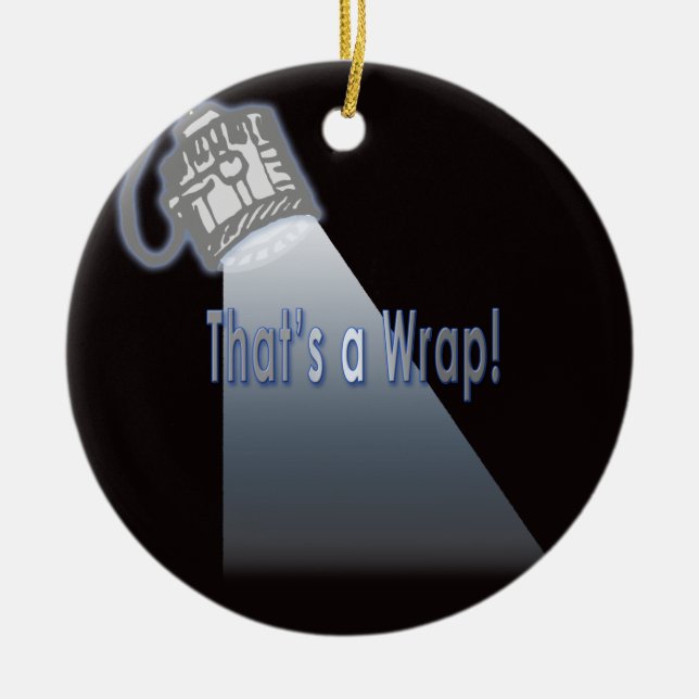 Det är en sjal! julgransprydnad keramik (Framsidan)