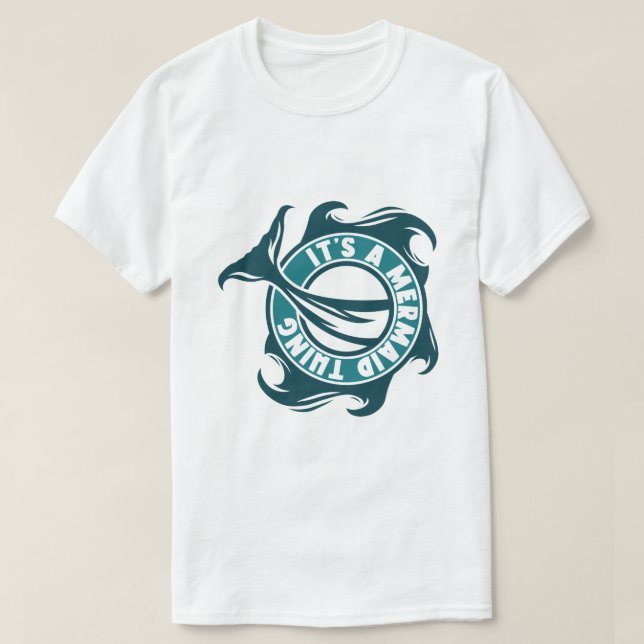 Det är en Sjöjungfru Sak T Shirt (Design framsida)