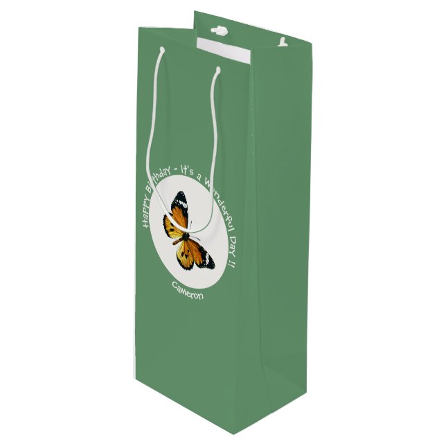 Det är en slöjd tiger/afrikansk drottning Butterfl (Framsidan Vinklad)