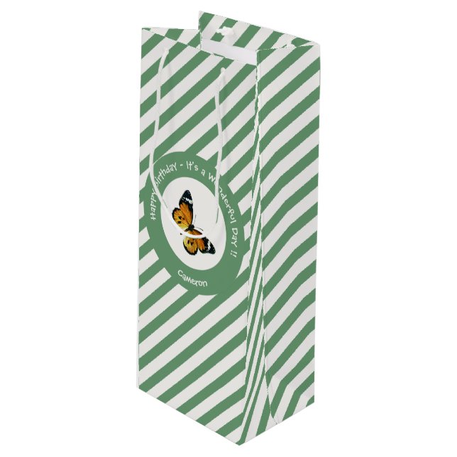 Det är en slöjd tiger/afrikansk drottning Butterfl (Framsidan Vinklad)