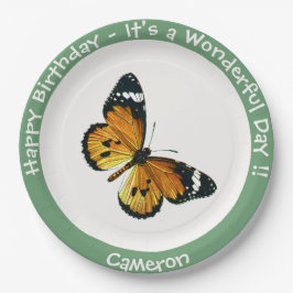 Det är en slöjd tiger/afrikansk drottning Butterfl