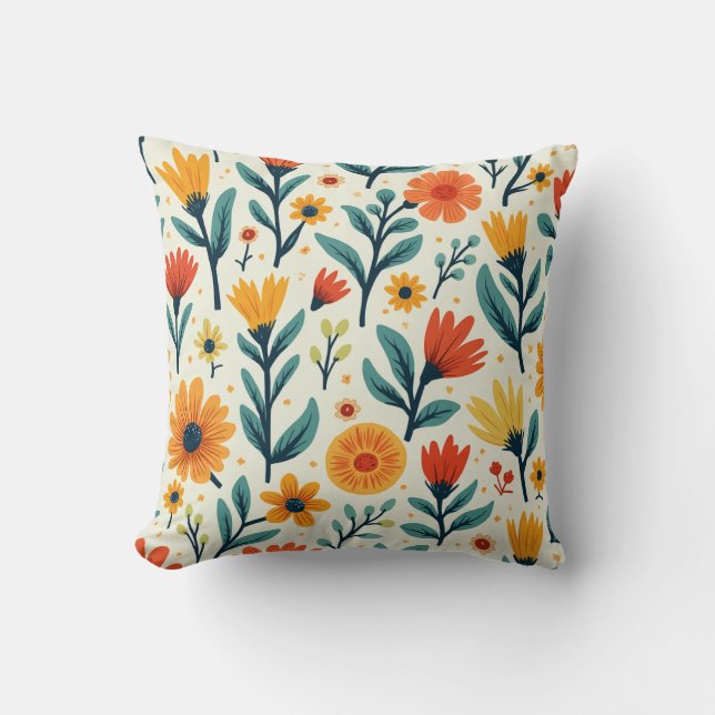 Det är en smart mönstrad kudde. kudde (Framsida)