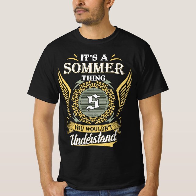 Det är en Sommer Sak du inte kunde förstå T Shirt (Framsida)